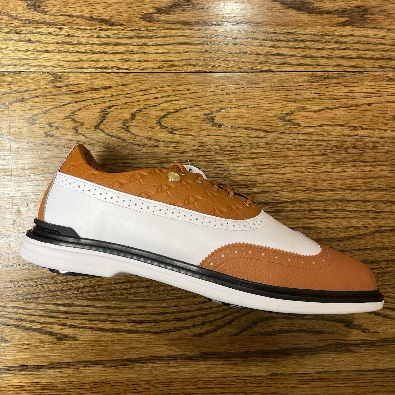 Size 10 White Leather Brown 311501-01