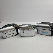 Lot of 3 FOR PARTS - Handycam Camcorders Sony