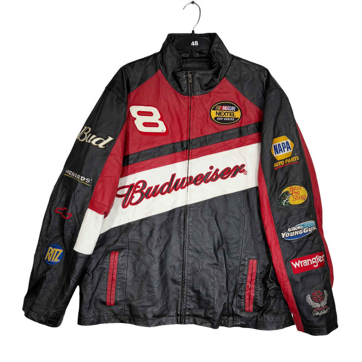 Dale Earnhardt Jr #8 Wilsons Leather NASCAR Jacket Budweiser Chase