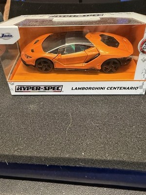 Jada Hyper-Spec 2016 Lamborghini Centenario 1:24 Diecast Orange Unopened Box