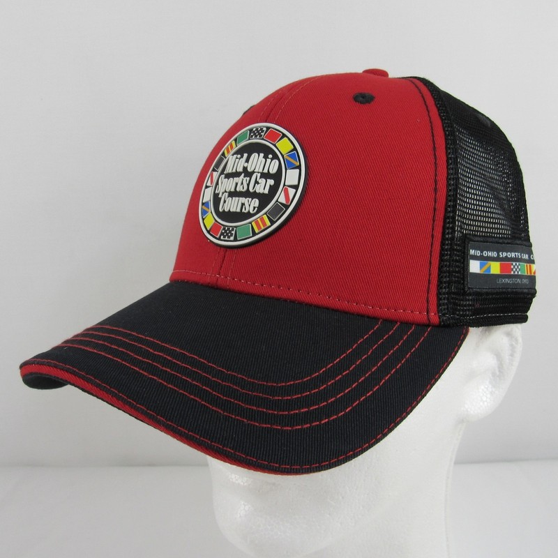 Mid-Ohio Sports Car Course Hat Rubber Patch Trucker Snapback
