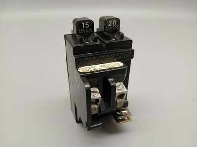 PUSHMATIC ITE SIEMENS P1520 Twin 15 & 20 Amp Twin Circuit Breaker
