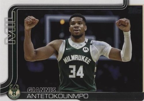 2025-26 TOPPS CHROME GIANNIS ANTETOKOUNMPO (5) - X-FRACTOR, BASE 
