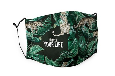 Gute Laune Maske - ''Enjoy your life'' - Schutzmaske - Gesichtsmaske - Atemschutzm