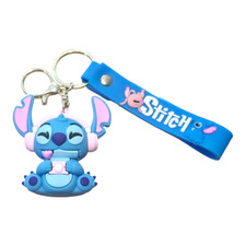 Lilo and Stitch Keychain Charm 3D Bag Purse Zipper Charm New Free Shipping