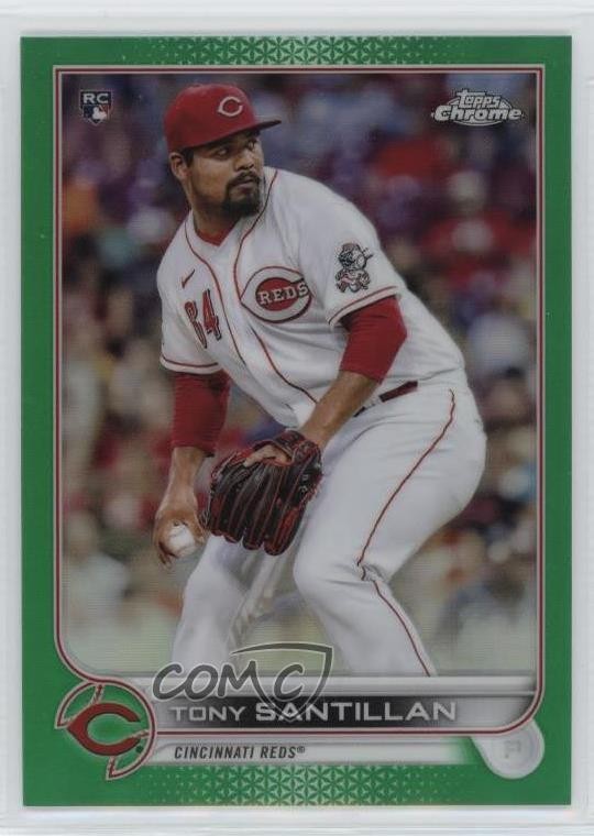 2022 Topps Chrome Green Refractor 28/99 Antonio Santillan Tony #193 02sw
