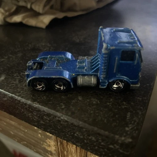 Hot Wheels Steering Rigs 1981 KENWORTH Blue Truck Semi Toy Thailand  Vintage