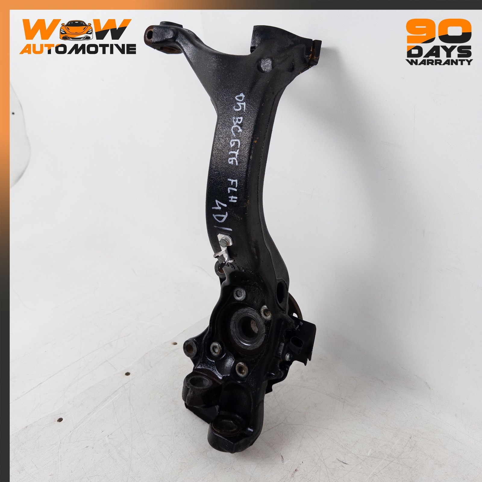 04-13 BENTLEY CONTINENTAL GT FRONT LEFT DRIVER SIDE STEERING KNUCKLE HUB OEM