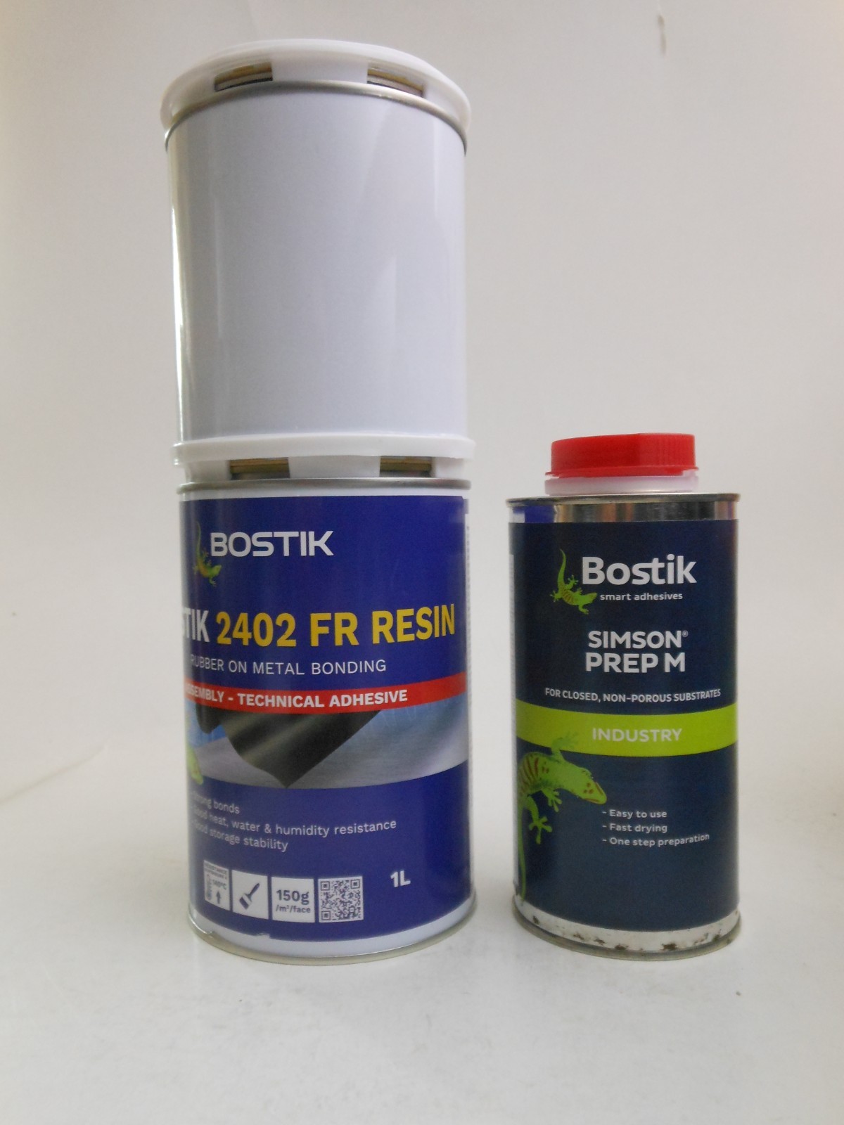 Colle Néoprène Bostik 2402 bi-composant de qualité supérieure et Primaire Simpson haute performance