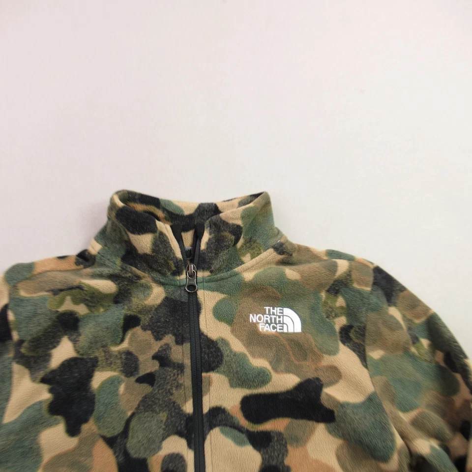 North Face Jacket Boys Large 12 Long Sleeve Full Zip Pockets Fleece - Image 2 of 4