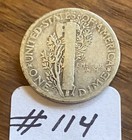 1942 Mercury Dime WWII Era 90% Silver Philadelphia Winged Liberty US Coin 10c — photo 2