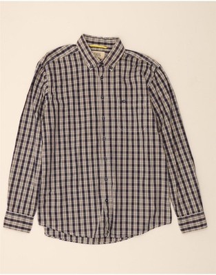 CAMEL ACTIVE Herren Flanellhemd Large dunkelblau kariert Baumwolle J203