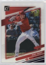2021 Panini Chronicles Clearly Donruss Purple /25 Mike Trout #3 1m8