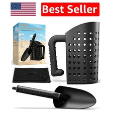 Heavy-Duty Sand Scoop  Shovel for Metal Detecting - Ergonomic  Lightweight