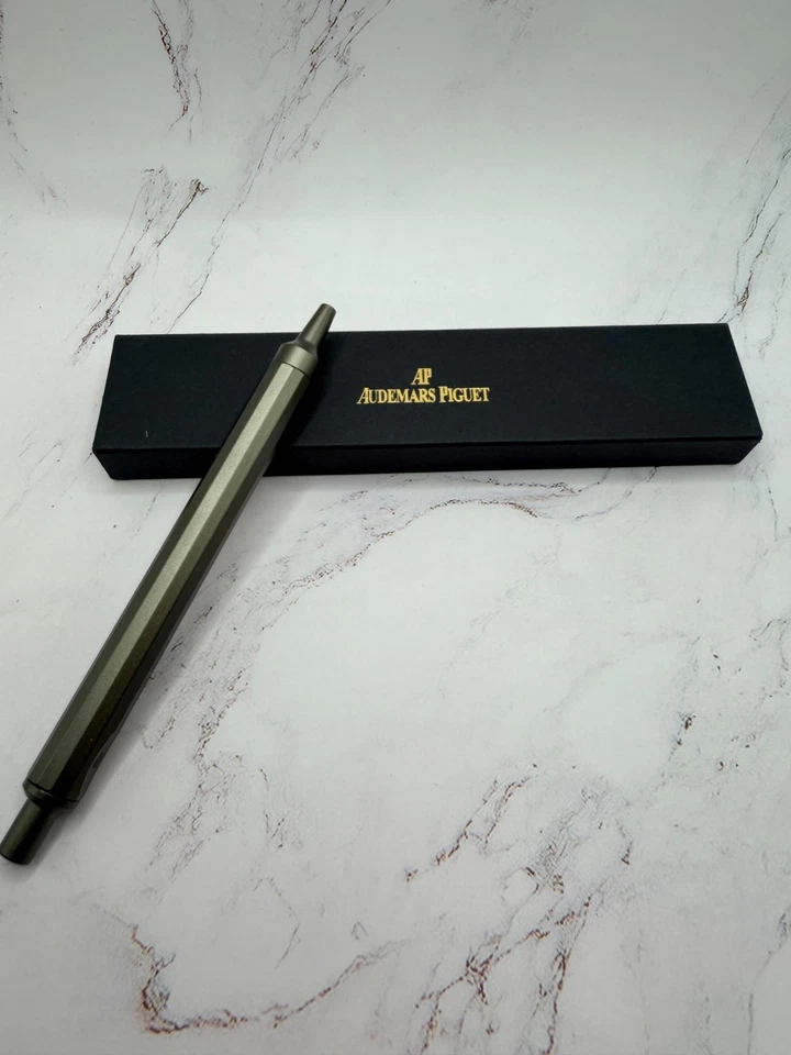 Audemars Piguet Royal Oak Titanium Ballpoint Pen Olive - Refillable, New in Box - Image 2 of 3