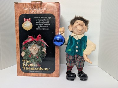 Vintage 2000 Zim s The Elves Themselves Joseph Christmas Elf Figure With Box