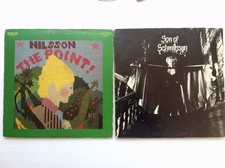 HARRY NILSSON ♫ THE POINT & SON OF SCHMILSSON ♫ 1ST PRESSINGS * 2 ALBUM LOT