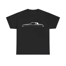 Oldsmobile Cutlass Supreme Coupe 1983 Silhouette Car T-shirt