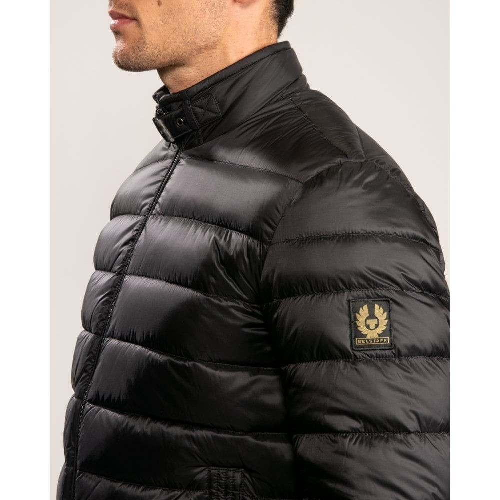 BELSTAFF CIRCUIT DOWN PUFFA BOMBER JACKET BLACK UK46 3XL RRP £350 NEW image 5