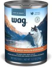 Wag Stew Canned Dog Food, Turkey & Sweet Potato Recipe, 13.2 oz Can 4.84 per gallon