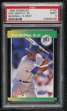 1989 Donruss Baseball's Best Box Set Ken Griffey Jr #192 PSA 9 MINT HOF 0eb8