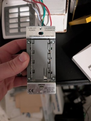 Crestron CLW-SWEX-230-E-W-S  In-Wall Switch (No Bezel Or Faceplate)