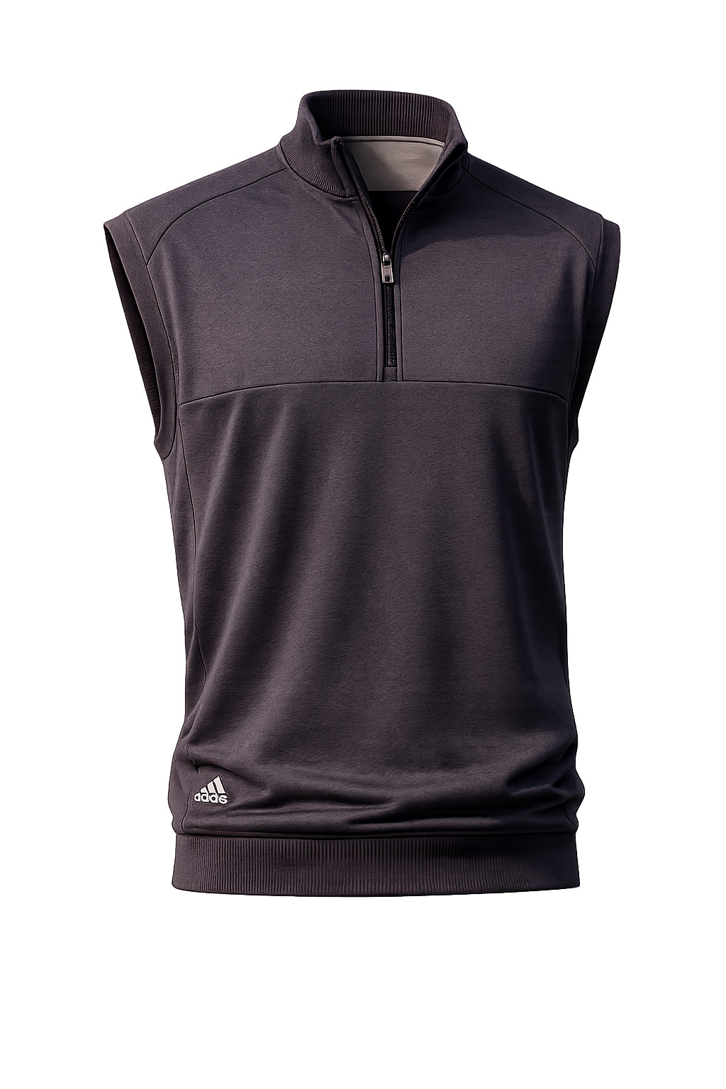 Vest Mens Large Black Sleeveless 1/4 Zip Performance Nwt Xla