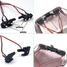 RCBATER Front Rear LED Lamp Headlight Taillight for Redcat Ascent-18 1/18 RC Car