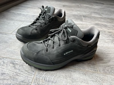 NICE!  Lowa Women s Size 10 Renegade GTX Lo Graphite / Jade GoreTex