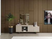 Luxus Modern Sideboard Hochwertig Spiegel Esszimmer Einrichtung MöBel HolzmöBel