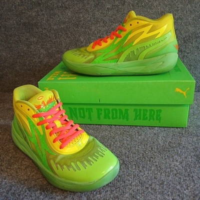 Size 9.5 - PUMA Nickelodeon x MB.02 Slime Pre Owned Great