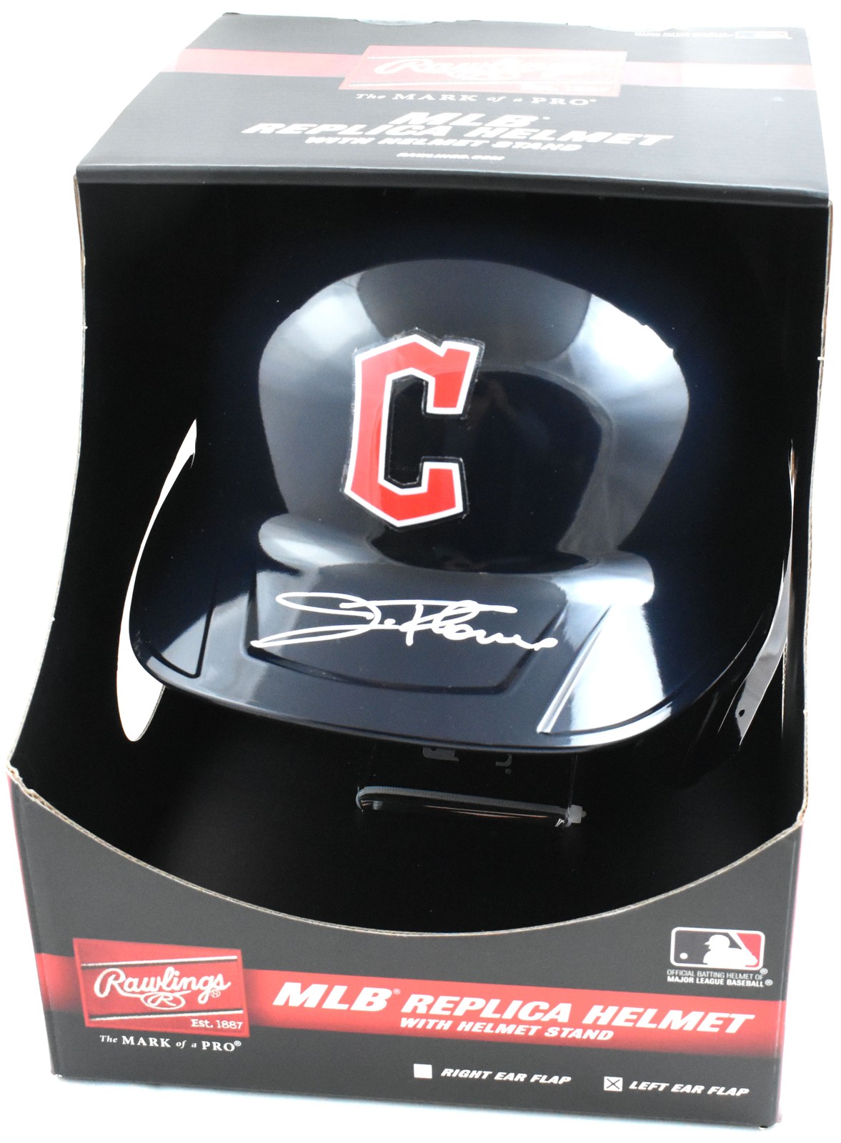 Jim Thome Autographed Signed Cleveland F/S Replica Helmet w/Stand - Beckett W Hologram 