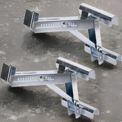 2 Stück Mosegor Leiter Wagenheber Gerüsthalterung 120 kg Tragkraft 20 Zoll Stahl silber UVP 80 £