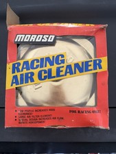Vintage Moroso Gold Racing Air Cleaner 14 With Original Box Sbc Bbc Hot Rod