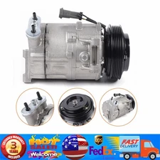 Fit 2005 2006 2007 Saturn Ion 4-Door 2.2L 2.4L Air AC Compressor+Clutch CO 8702C