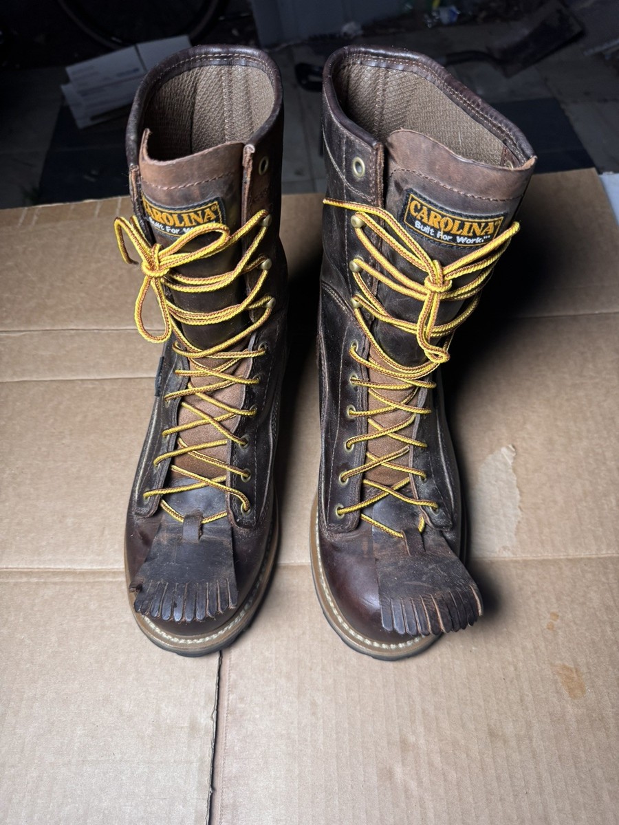 Carolina Men’s Logger Work Boot CA8824 Size 7 M Brown Soft Toe 8” $_57.PNG?set_id=880000500F main image 4