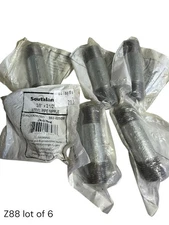 STEEL PIPE NIPPLE 3/8" x 2 1/2" Galvanized - Mueller ISO 9001:2000 NEW Lot x6 Pk