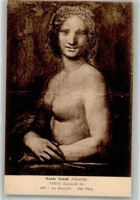 38175459 - Chantilly signed Vinci Leonardo da Mona Lisa Musee Conde ND 299