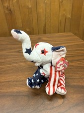 Ty Beanie Baby RIGHTY 2000 - Elephant - MAJOR TAG ERRORS | 7-4-2000 | RARE