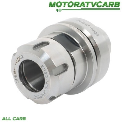 ALL-CARB HSK 63F ER32 Tool Holder ER32 Short Style P/N H30-FS-S G2.5 24K RPM CNC