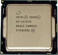 Intel Xeon Processor E3-1275 V5 Quad Core 3.60GHz 8MB Cache LGA1151 SR2LK