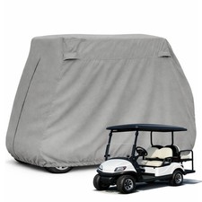 2 2 Passenger Golf Cart Storage Cover 4 Passenger Short Roof 58" Grey
