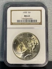 1935-P Peace Dollar PCGS MS63 Better Date $1 - Light Toning!