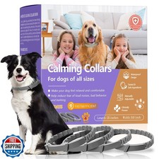 4 Pack Calming Collar for Dogs with Natural Pheromone Dog Calming Collar He