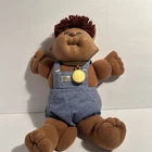 Vtg 1983 Rare Koosas Cabbage Patch Kids Xavier Roberts Brown Cat Overalls Doll