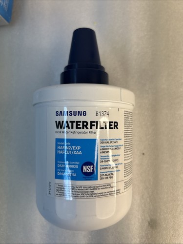 Samsung DA29-00003G, HAFIN2/EXP, HAFCU1/XAA Water Filter Genuine NEW Opened Seal - Picture 4 of 12