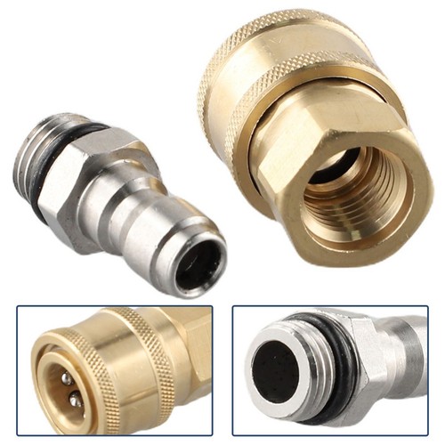 Ersatzteile Verbinder Garten Waschen 1/4-Stecker M22 / 14-Buchse Stecker - Bild 4 von 20