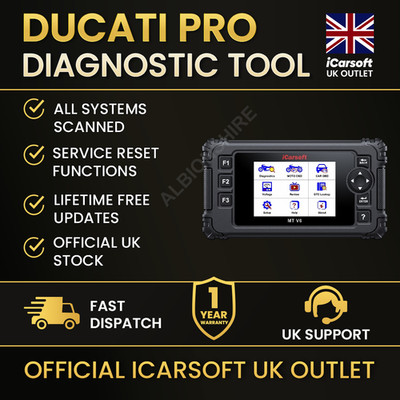 iCarsoft MT V6 Ducati OBD2 Scanner Diagnosegerät Motorrad Steuergerät Fehlercode