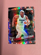 2025 Panini Prizm WNBA Allisha Gray WNBA Logo Prizm #16 Dream (B)