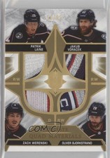 2021-22 Ultimate Collection 14/25 Patrik Laine Jakub Voracek Quad Patch 2d8